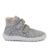 Dětské zimní barefoot boty FRODDO WINTER FURRY Silver