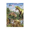 dino Puzzle Svět dinosaurů neonové - 100 XL dílků