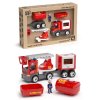 efko ECO MultiGO Fire set - figurky Igráčků hasičů s auty