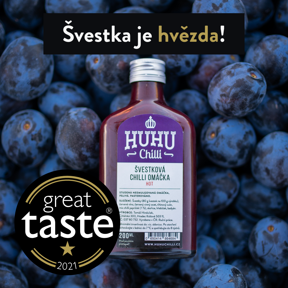 Švestka získala hvězdné ocenění!