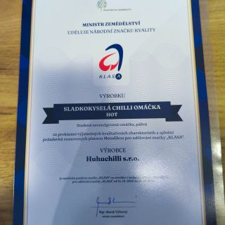 🤩Máme velkou radost — HUHU získalo KLASU! 🏆🥳 A to pro naše: Kimchi, Raketu, Kvašáky, Cibulové chutney a Sladkokyselou...