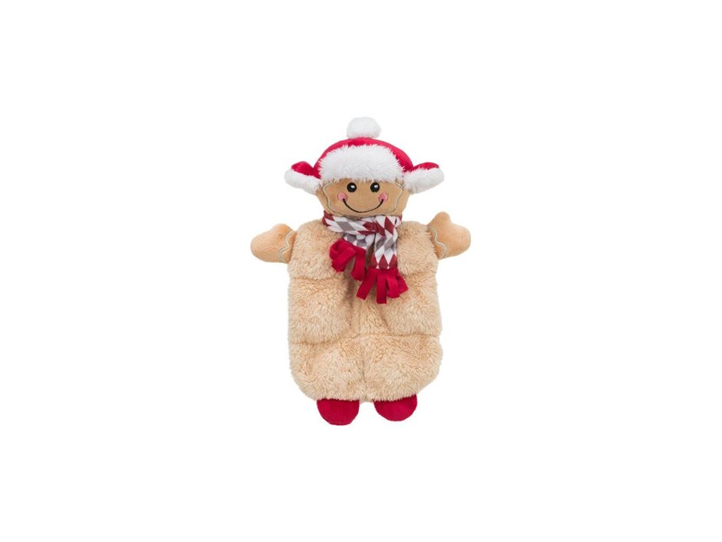 190419 xmas gingerbread vanocni pernicek plys bez vyplne 28 cm