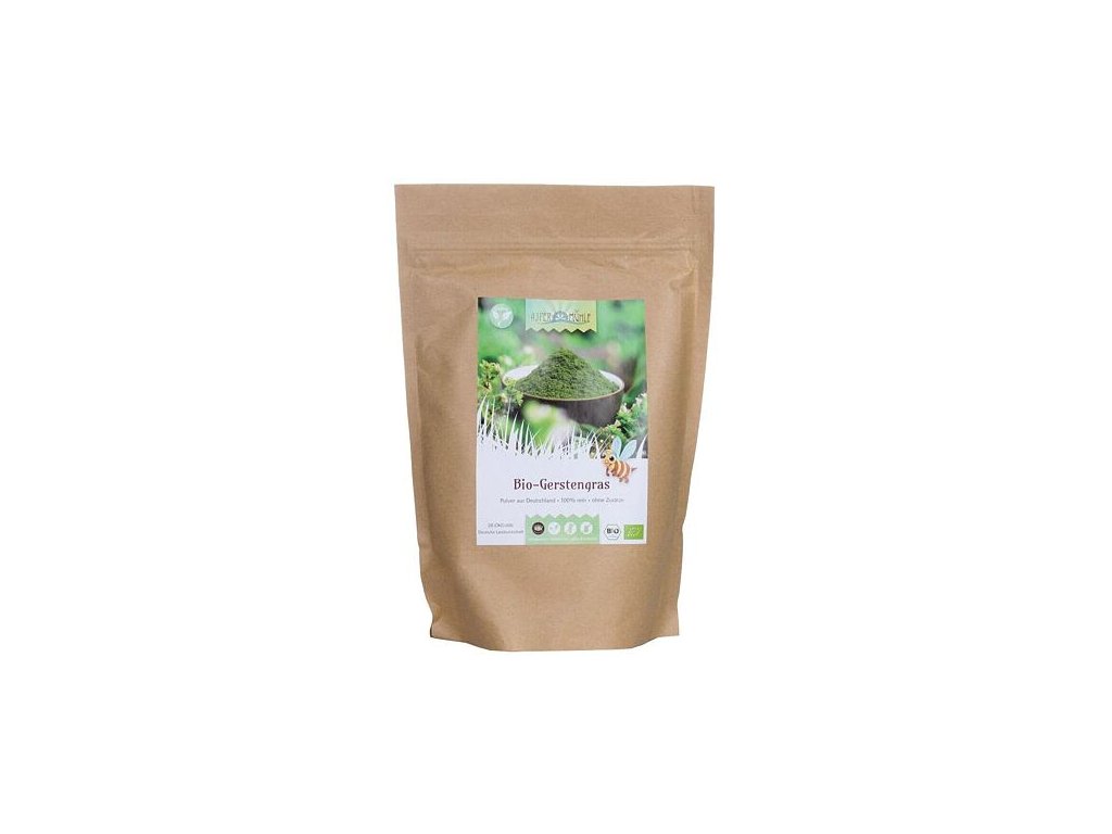 349114 mlady jecmen prasek bio produkt z nemecka hmotnost 0 5 kg