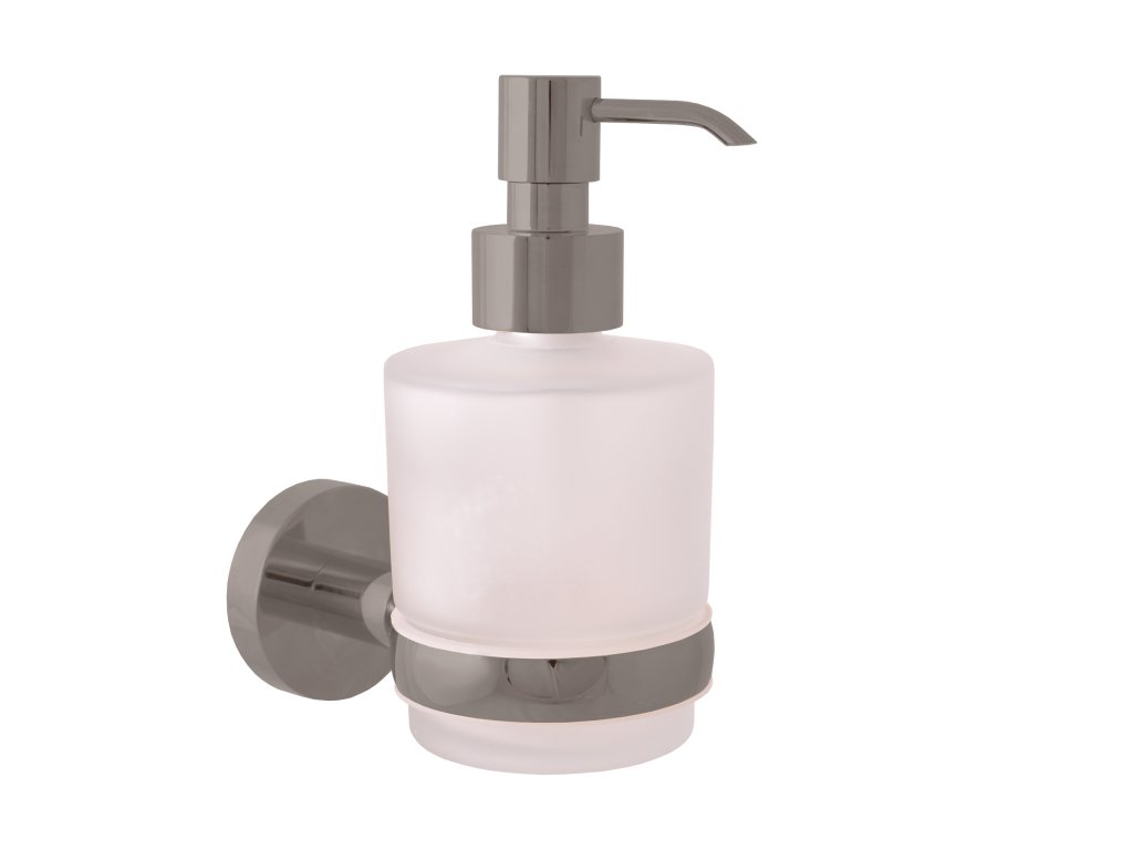 Slezák-RAV COLORADO Dávkovač tekutého mýdla skleněný (Barva Metal Grey - kartáčovaná)
