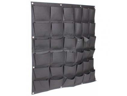 264786 9 wall grow bag 36 textilni kvetinace na zed cerna baleni 1 ks