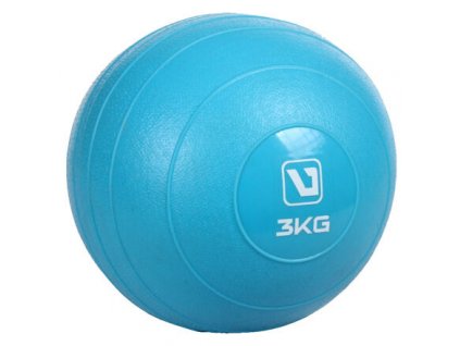 227490 weight ball mic na cviceni modra hmotnost 3 kg