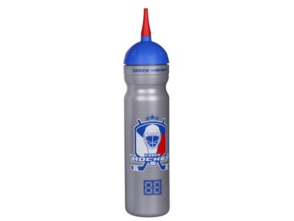 214782 1 czech hockey sportovni lahev s hubici stribrna objem 1000 ml