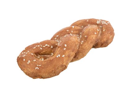 249150 denta fun chicken bread 50ks zvykaci pletynka z buvoli kuze s masem 15cm 75 g