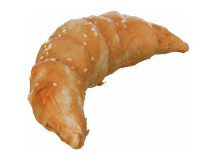 250446 denta fun chicken croissant 50ks rohlik z buvoli kuze v kurecim mase 11 cm 80g