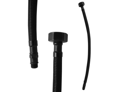 Flexi hadice - černá matná (Barva černá matná, Rozměr M10x1 x 3/8'')