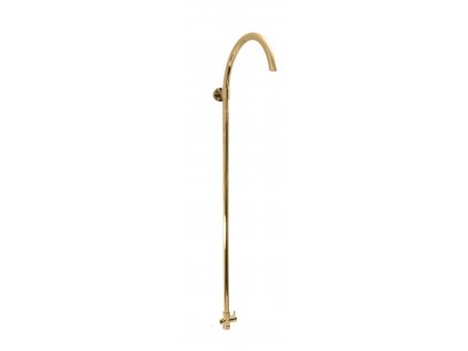 Sprchová tyč s přepínačem k bateriím s hlavovou a ruční sprchou- zlato (Barva zlato)