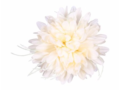 151974 chryzantema kvet zdobeni umela bezova 14cm