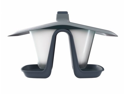 152958 krmitko double na zabradli plastove 28x19x17cm