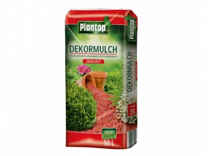155595 mulc kurovy plantop dekoracni cerveny 50l