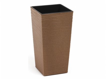 156636 obal na kvetnik finezia prouti eco plastovy 40x40x75cm