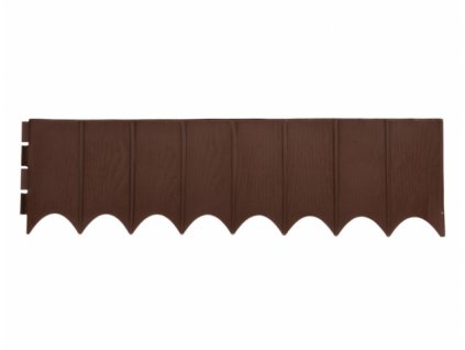 159642 obruba garden fence hneda 5 9x0 16m