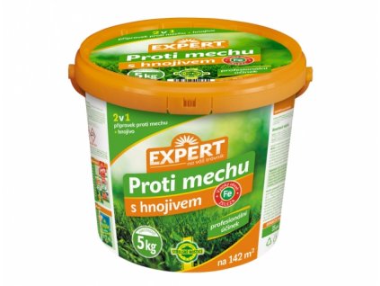 161880 pripravek expert na travnik proti mechu s hnojivem 5kg