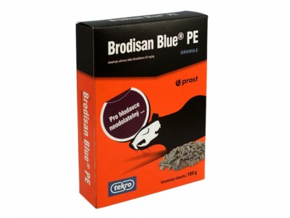 162288 rodenticid brodisan blue pe granule 150g