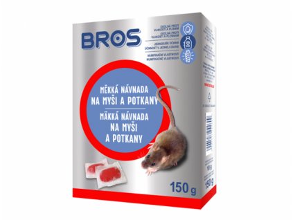 162297 rodenticid bros mekka navnada na mysi a potkany 150g