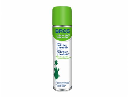 163863 sprej bros zelena sila na krtky a hrabose 400ml