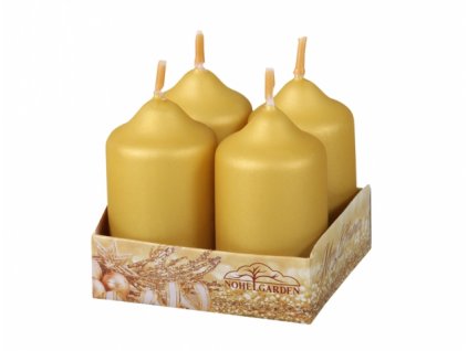 164469 svicka adventni metalicka matna d4x7cm 4ks