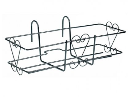 233931 1 drzak truhliku classic fissa kovovy cerny 63x20cm