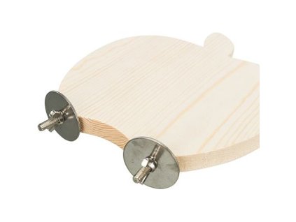 169425 plosina pristresek jablko pro drobne hlodavce 21x17 cm drevo