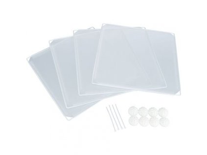 327133 rozsirovaci plastove dily 35 x 35 cm k interierovemu vybehu 62460 4 ks bila