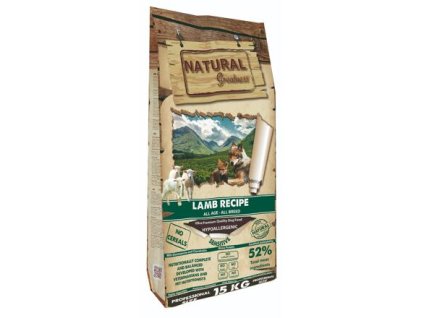 174639 natural greatness lamb recipe all breed sensitiv jehne 15 kg