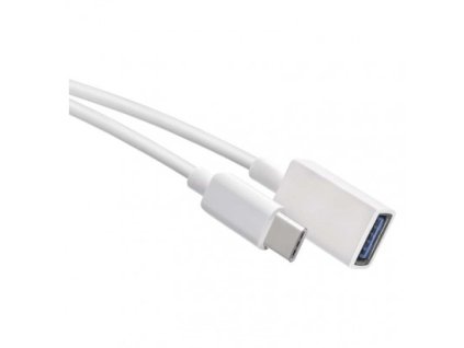 179586 datovy otg kabel usb a 3 0 usb c 3 0 s funkci redukce 15 cm bily