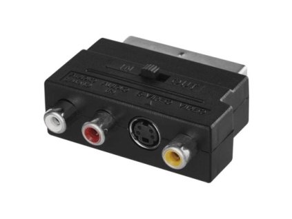 176943 redukce scart na 3x cinch svhs adapter