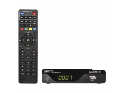 177564 set top box emos em190 s hd hevc h265 dvb t2