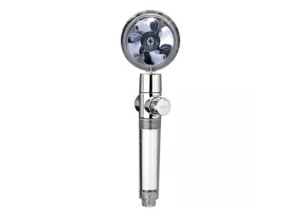 cze pl Sprchova hlavice s filtrem a turbinou stribrna 380 1