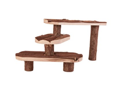 231570 drevene schodiste pro hlodavce 38x24cm trixie