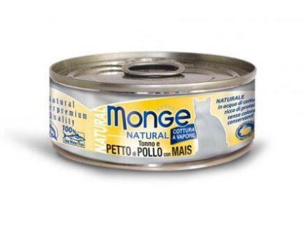 231582 monge natural tunak s kurecimi prsy a kukurici pro kocky 80 g