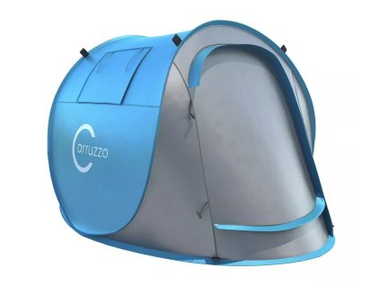 Carruzzo L3E Plážový stan 210 x 130 x 90 cm Modrý plážový stan uzavíratelný