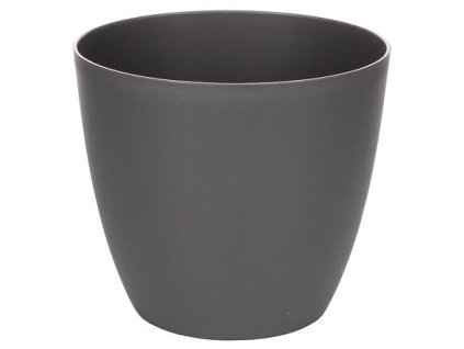 241490 ella mat dekorativni kvetinac antracitova prumer 7 cm
