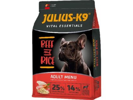 242729 julius k 9 highpremium 3kg adult vital essentials beef rice