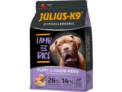 242732 julius k 9 highpremium 3kg puppy junior hypoallergenic lamb rice