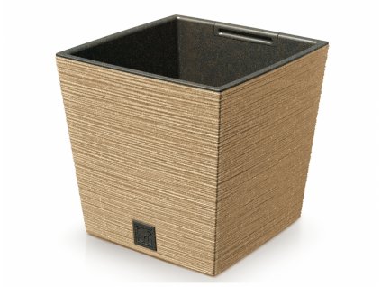 242966 obal na kvetnik furu square low eco wood 2v1 30x30x29cm