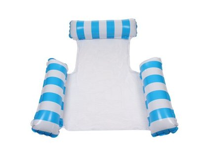 330463 float chair nafukovaci lehatko modra baleni 1 ks