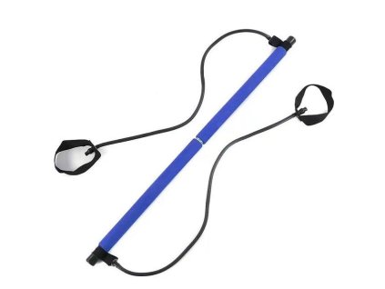 GOT D3C Pilates Sticks posilovací tyč s gumou modrá varianta