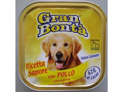 241248 gran bonta pastika s kurecim masem pro psy 150g