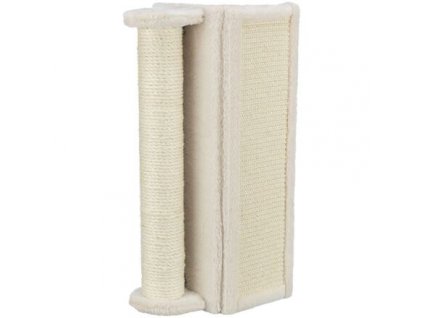 274177 skrabaci rohova deska se sloupkem 15 x 50 x 15 cm bezova