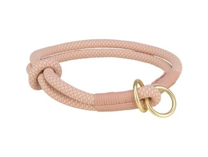 274300 soft rope kulaty polostahovaci obojek s m 40 cm 10 mm ruzova svetleruzova