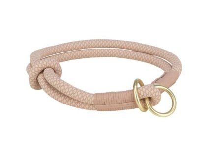 275335 soft rope kulaty polostahovaci obojek s 35 cm 10 mm ruzova svetleruzova