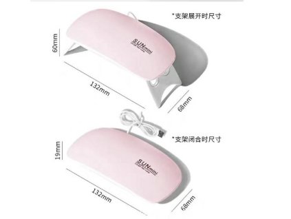 276271 uv13 uv lampa 6w skladaci