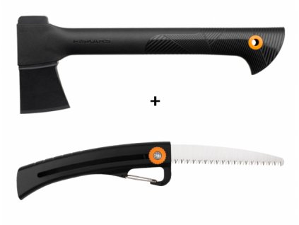 278034 set fiskars sekera univerzalni a6 pilka zahradni sw16 solid