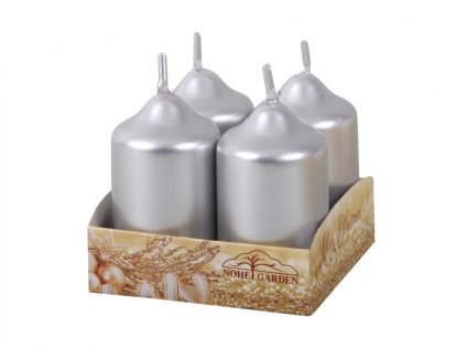 335068 svicka adventni metalicka leskla d4x7cm 4ks