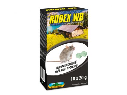 333961 rodenticid rodex wb parafinove bloky 10x20g